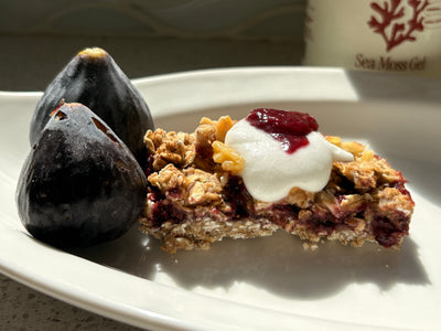 Harvest Oat Crumble Bars with Fig Jam Filling