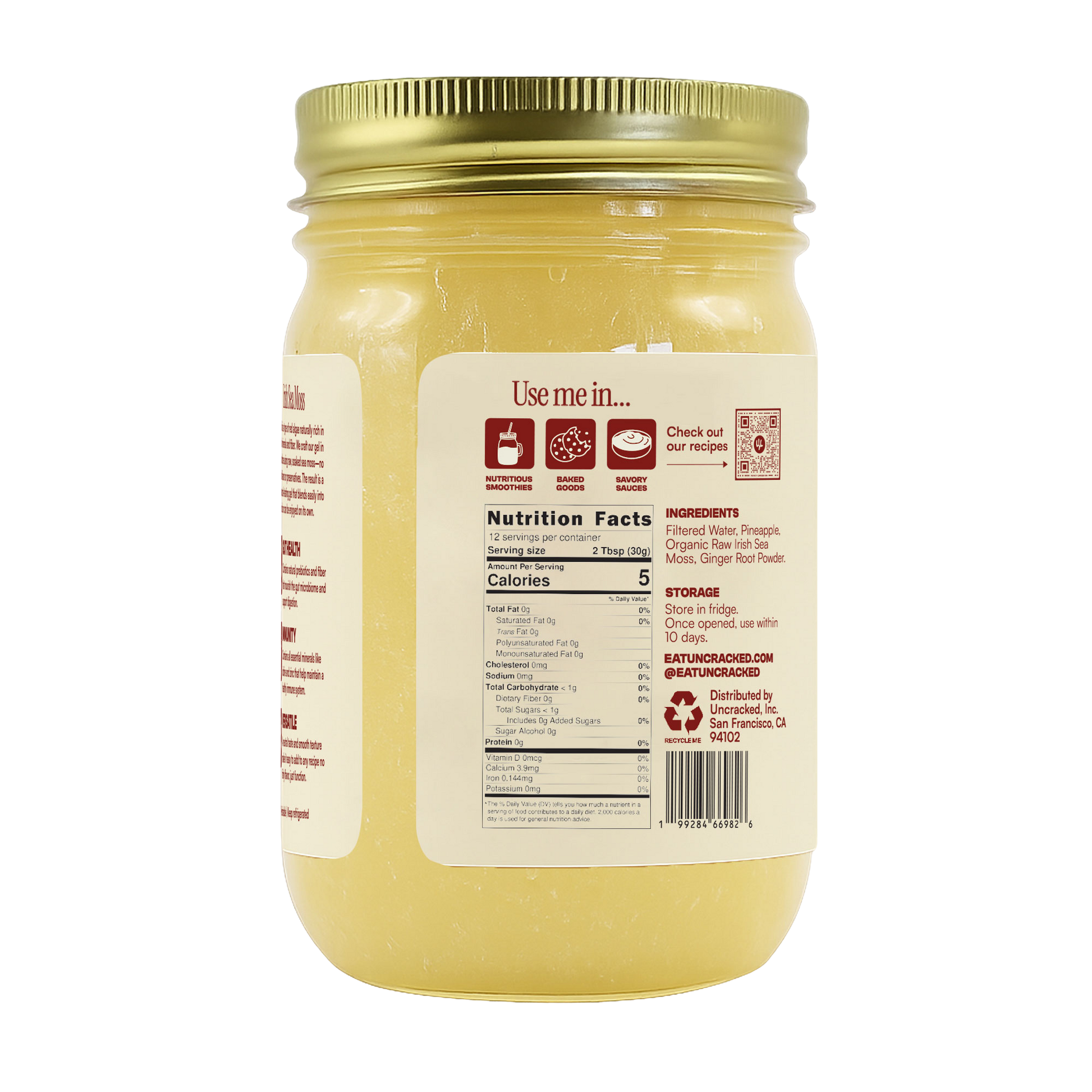 Pineapple Ginger Sea Moss Gel