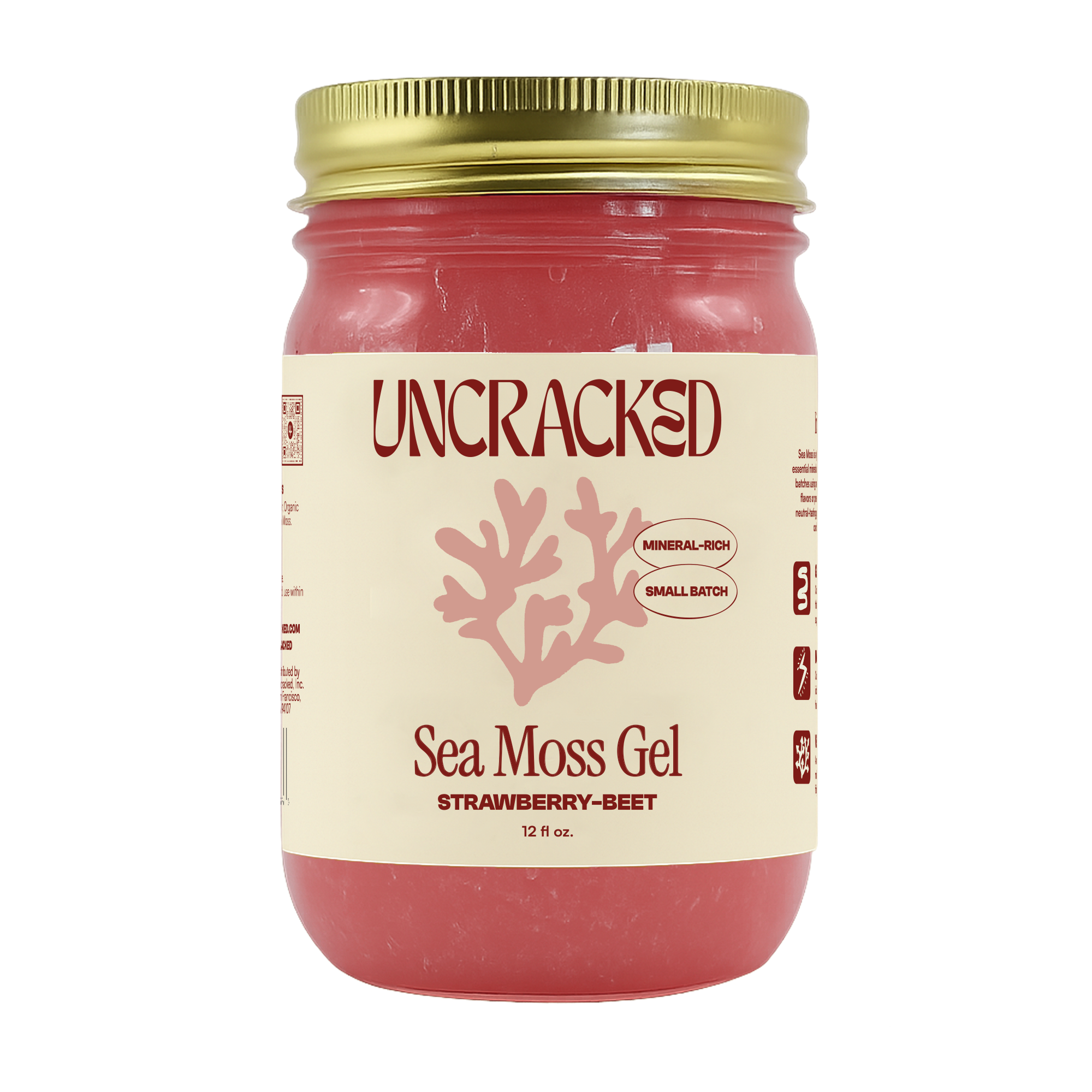 Strawberry-Beet Sea Moss Gel